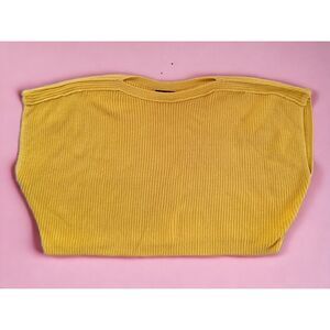 LANE BRYANT Plus Size 14 20 Yellow Oversized Tent Knit Sweater